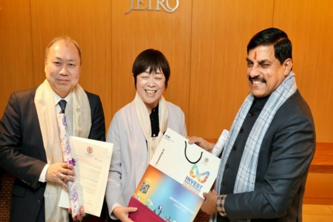 Madhya Pradesh CM Mohan Yadav discusses investment opportunities with Japan's JETRO