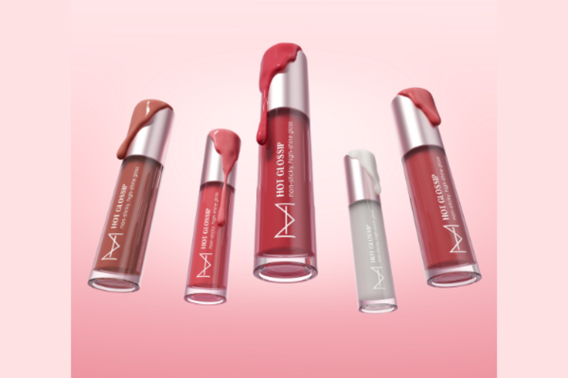 D2C Beauty Brand House Of Makeup Launches Hot Glossip: A Non-Sticky, High-Shine Lip Gloss in 5 Stunning New Shades