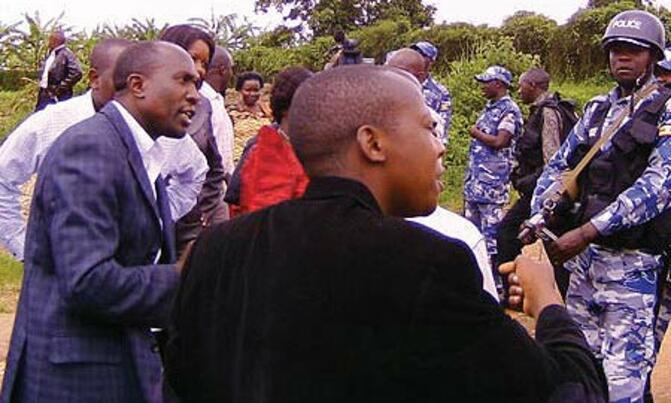 Mafabi, Police clash in Ntungamo. Mafabi, Police clash in Ntungamo.