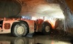 Underground development at Cadia East, one of the world's biggest block cave underground mines