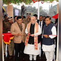 Amit Shah inaugurates 'Srimanta Sankardeva Abirbhav Kshetra' at Batadrava in presence of CM Himanta Biswa Sarma