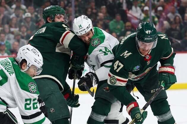 Stars take 2-1 series lead, edge Wild on Wyatt Johnston's double-OT goal