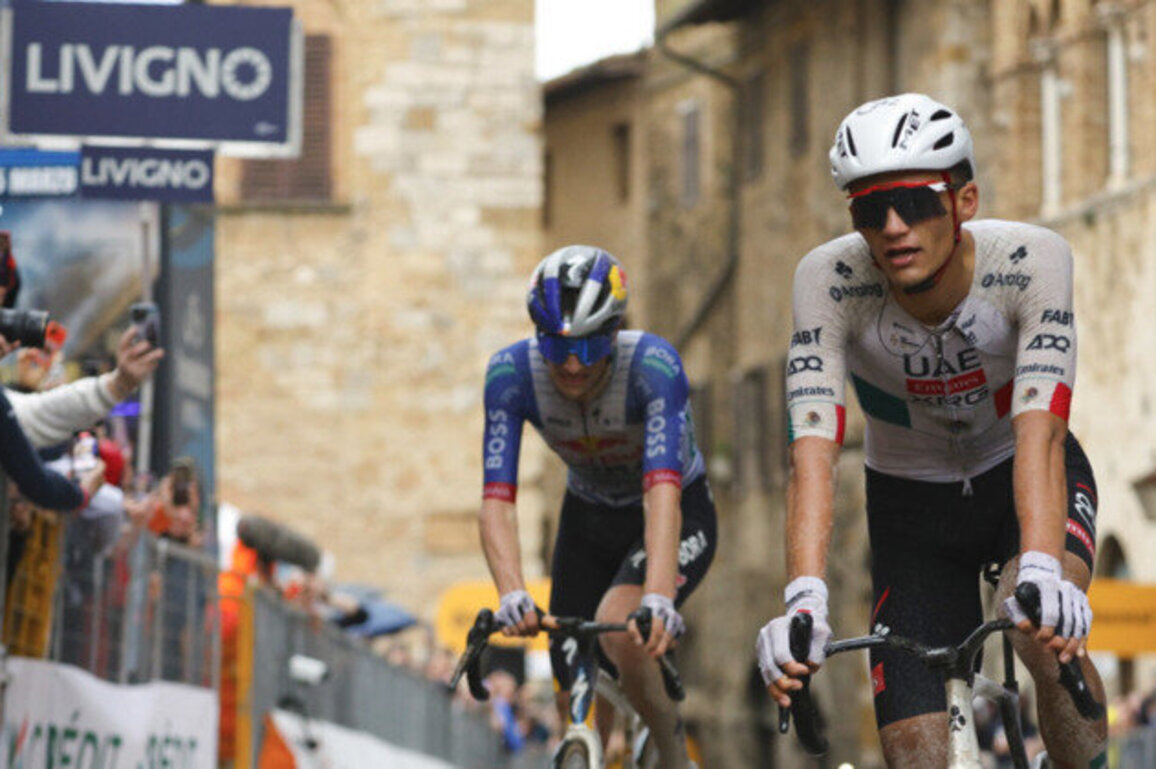 UAE Team Emirates leads Tirreno-Adriatico race in Italy