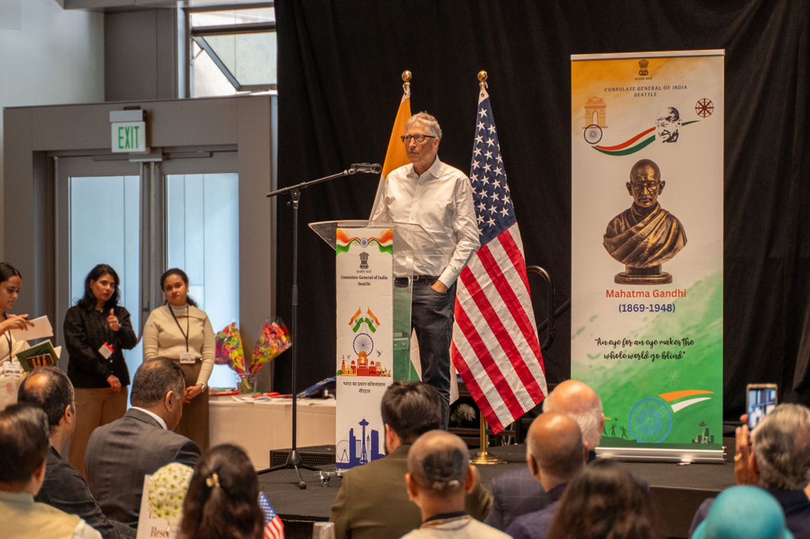 India Day celebrated at Gates Foundation in Seattle on Gandhi Jayanti