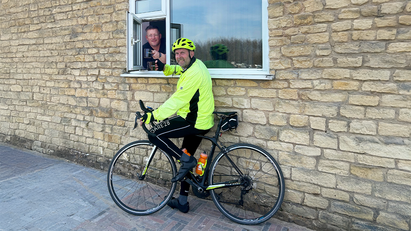 Pavestone employee is cycling the extra miles