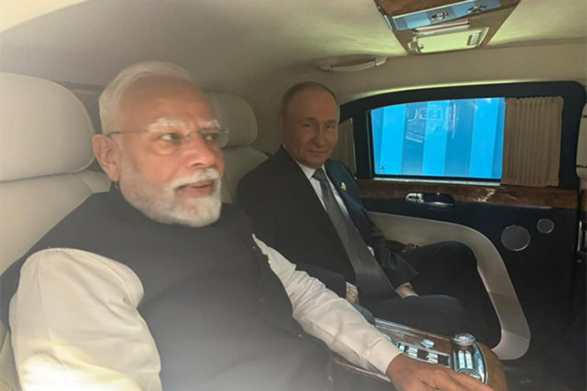 PM Modi, Putin travel in same care for bilateral meet after SCO Summit