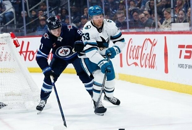 Jets score late to force OT, win on Mark Scheifele goal over Sharks