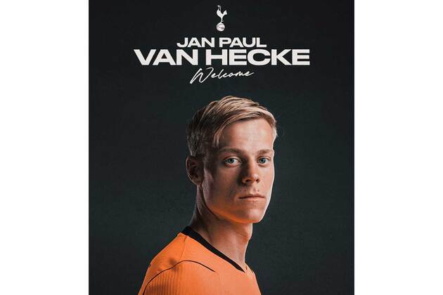 Jan Paul van Hecke joins Tottenham Hotspur from Brighton and Hove Albion