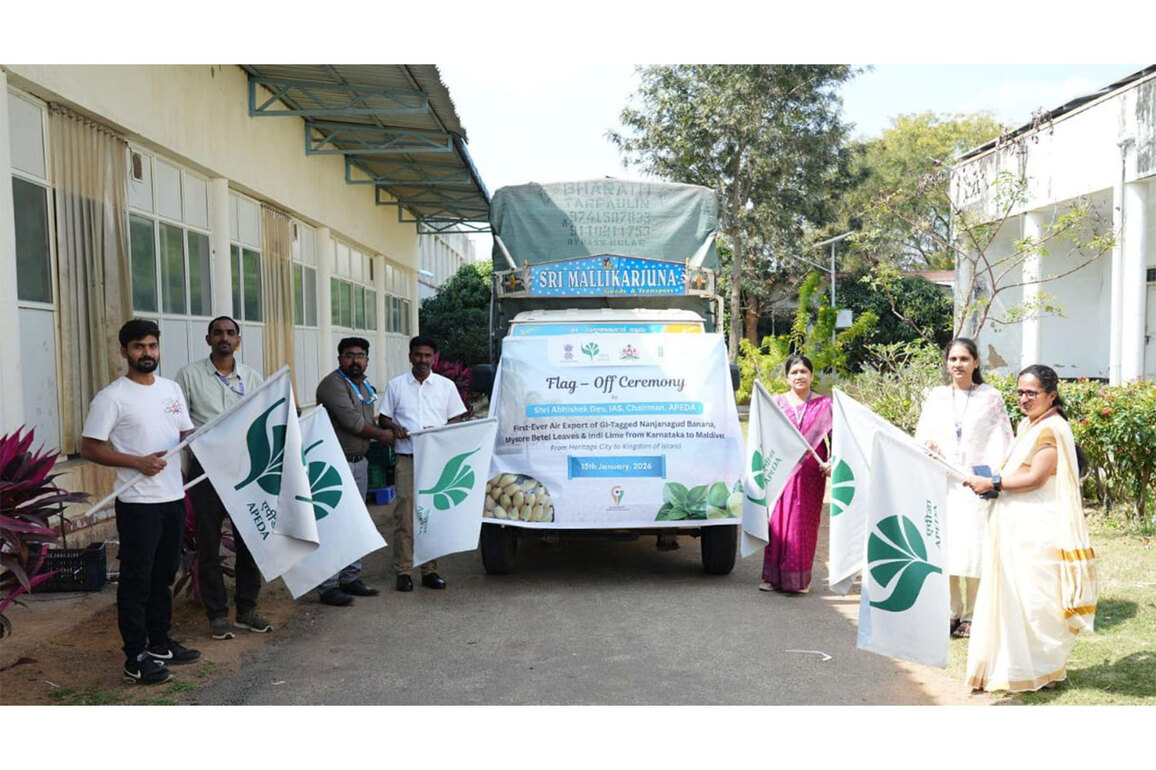 Karnataka's GI-tagged Bananas, Betel Leaves, and Limes exported to Maldives