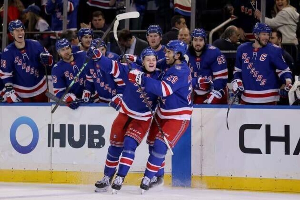 Milestones abound for youngsters as Rangers wallop Blackhawks