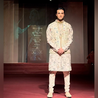 Abhishek Sharma, World No.1 T20I batter, walks the ramp at India Couture Week 2025 grand finale; fans surprised