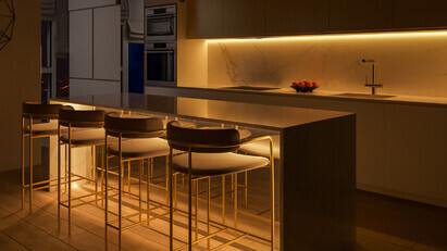 Mood match LEDs with Knightsbridge's Flex strips