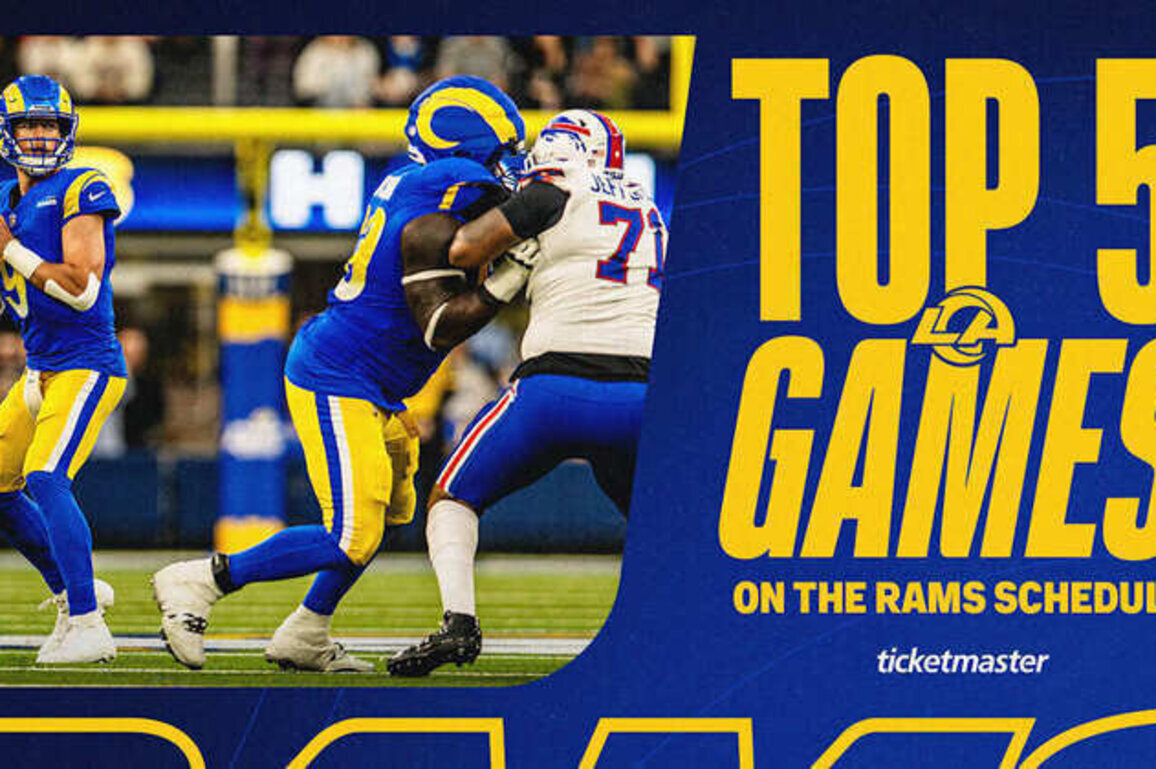 Top Five Games on Rams' 2026 schedule