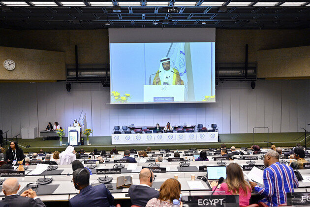 UAE parliamentary delegation addresses 151st IPU Assembly in Geneva