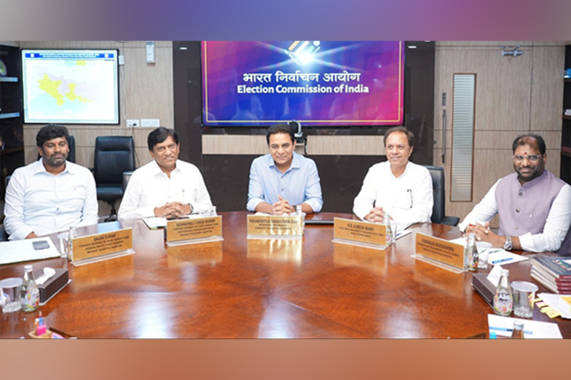 BRS delegation meets Election Commission in Delhi, seeks key electoral reforms and safeguards