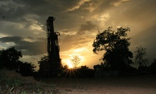 Drilling on Cardinal Resources' Namdini licence on the Bolgatanga project in Ghana