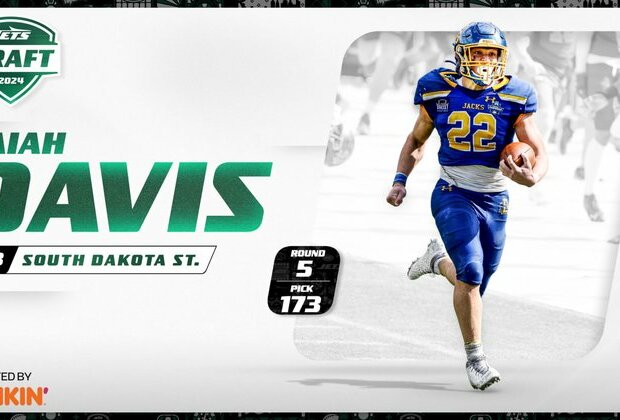 Jets Select South Dakota State RB Isaiah Davis in the 5th Round