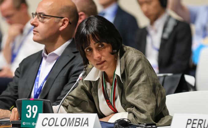 Colombia minister Susana Muhamad at COP28 | Credit: UNFCCC