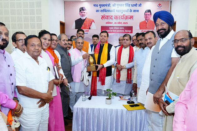 Uttarakhand CM Pushkar Dhami meets with newly appointed office bearers