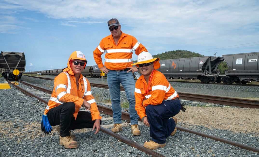 Doug James (left), Luke Taylor and Sam Poon.