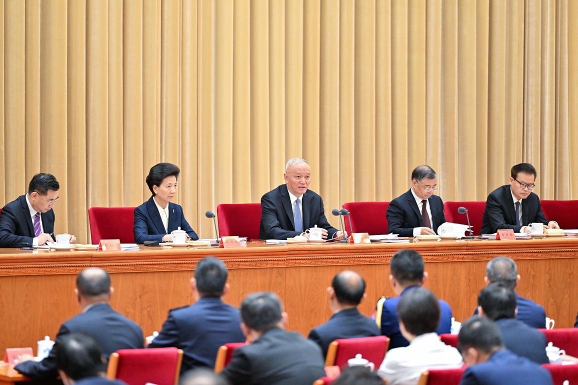 CHINA-BEIJING-CAI QI-CULTURAL AND ETHICAL PROGRESS (CN)