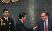  Mexican energy minister Pedro Joaquín Coldwell, Enrique Peña Nieto, Andrew Mackenzie and Pemex CEO José Antonio González Anaya.