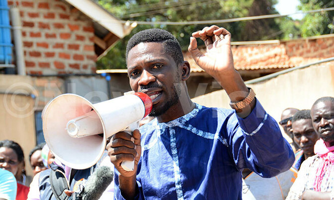 Bobi Wine calls for calm over impending eviction Bobi Wine calls for calm over impending eviction