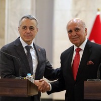 IRAQ-BAGHDAD-SWISS FM-VISIT