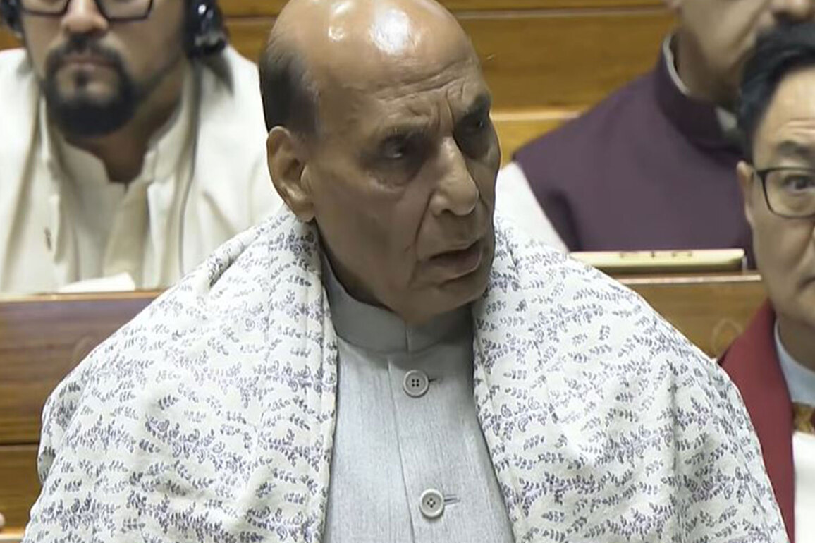 "National song not given equal space, marginalised": Rajnath Singh slams Congress in Parliament