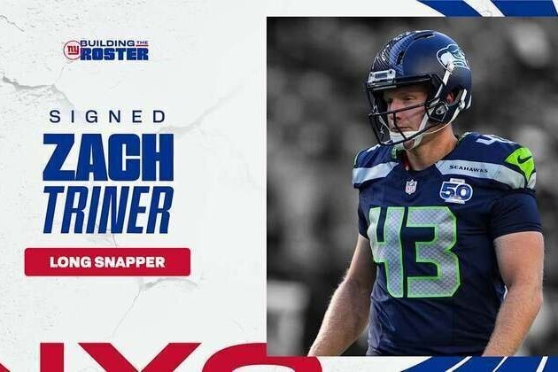 Giants sign long snapper Zach Triner