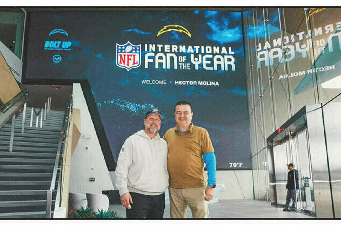 Chargers Announce Hector Molina as 2024 International Fan of the Year