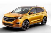 Ford edge earns top government safety award