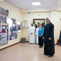 Crown Prince of Abu Dhabi visits Sheikh Khalifa bin Zayed Al Nahyan School in Astana