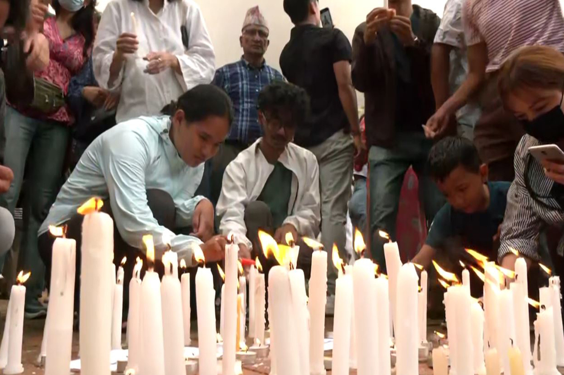 Nepal citizens hold candlelight vigil at Bouddhanath Stupa to honour Gen Z victims of Sept 8 protest