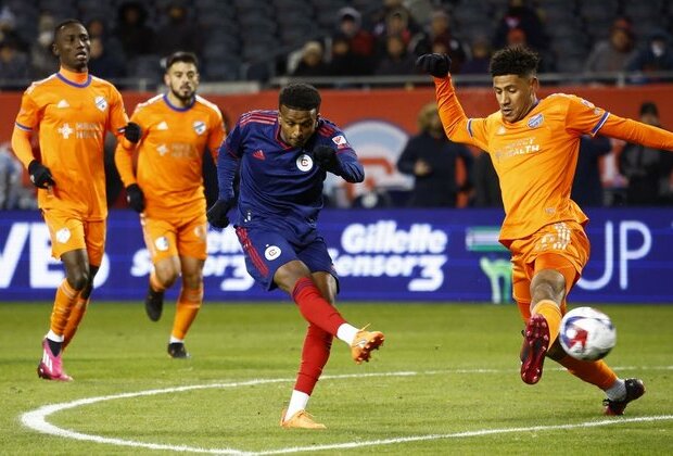 FC Cincinnati tally twice late to tie Fire