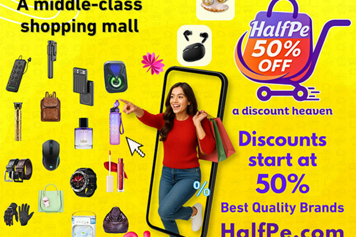 HalfPe.com: India's Discount Powerhouse--Where Every Shopping Experience Starts at 50% Off and Gets Smarter Every Day