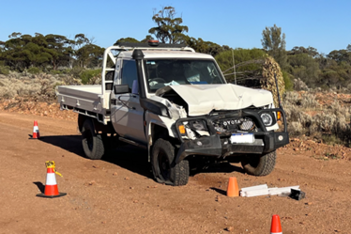 The aftermath of a recent incident in WA.