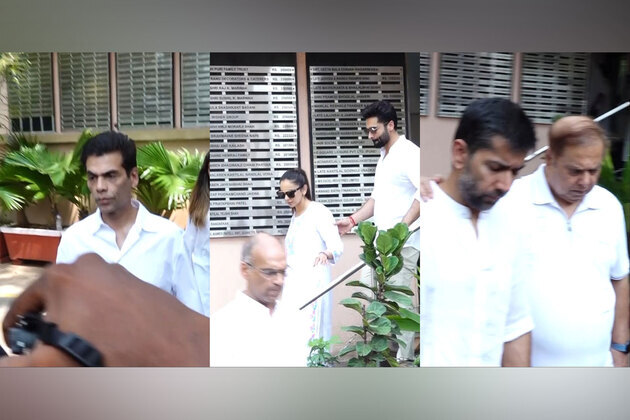 Karan Johar, Saiyami Kher, David Dhawan, other B-town celebs attend Manish Malhotra's mother's funeral