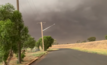  The town of Nyngan getting hit by the storm