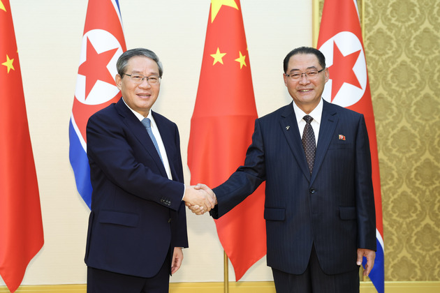 DPRK-PYONGYANG-CHINA-LI QIANG-PAK THAE SONG-MEETING