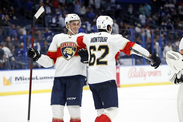Panthers try to extend record start to season, welcome Bruins