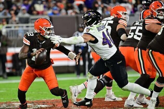 Ravens LB Teddye Buchanan (knee) out vs. Bengals