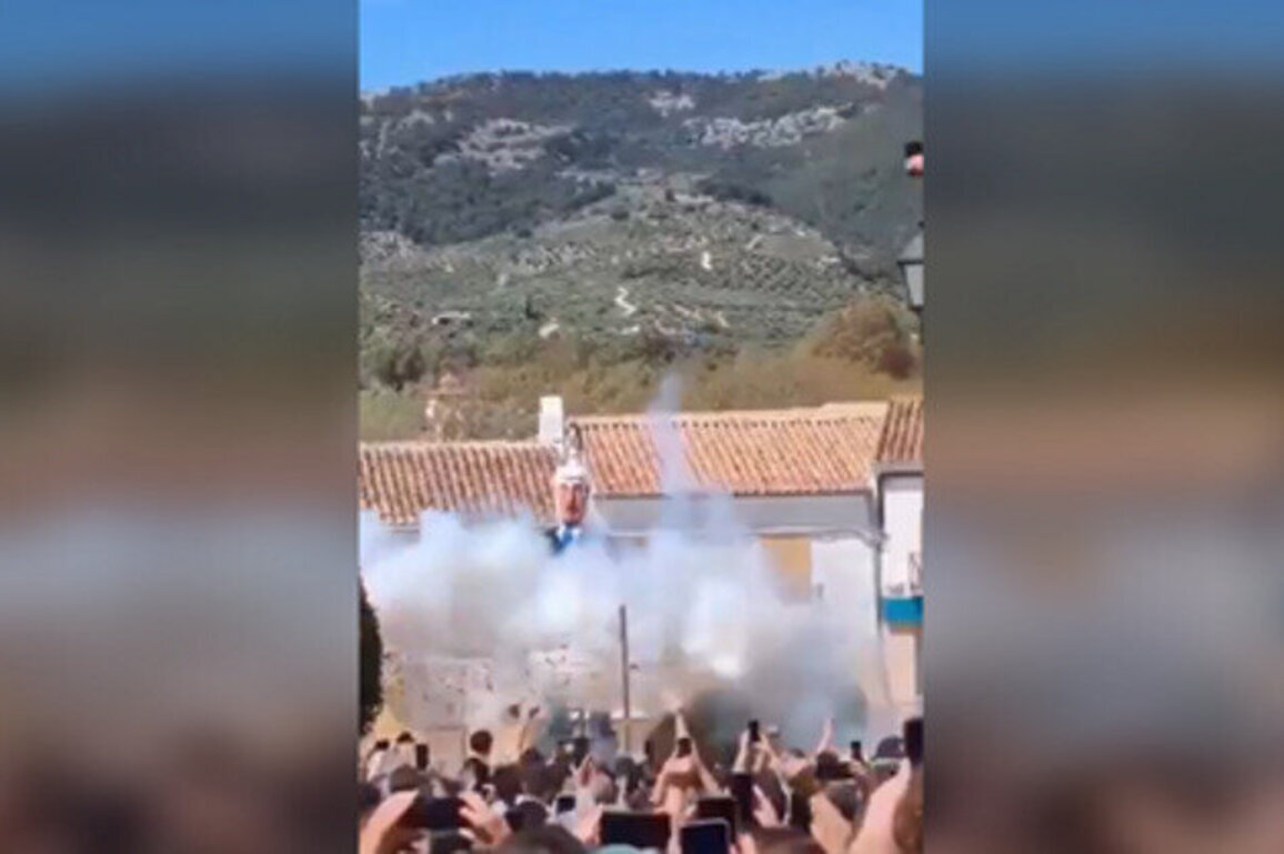 Israel fumes over Netanyahu effigy blown up in Spain (VIDEO)