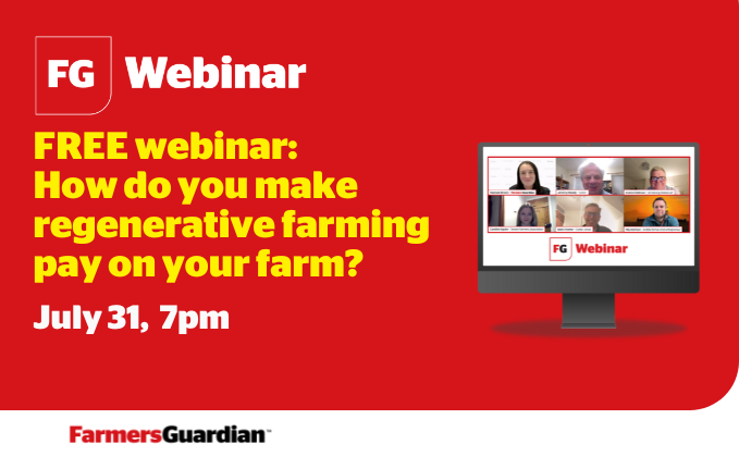 Register NOW for our free webinar: How do you make regenerative farming pay on your farm?