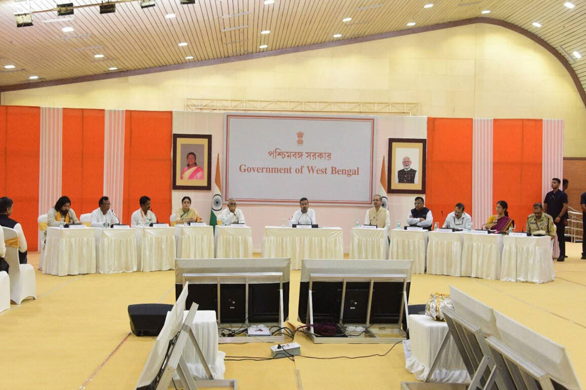 West Bengal: CM Suvendu Adhikari chairs high-level meet with DMs, BJP MLAs