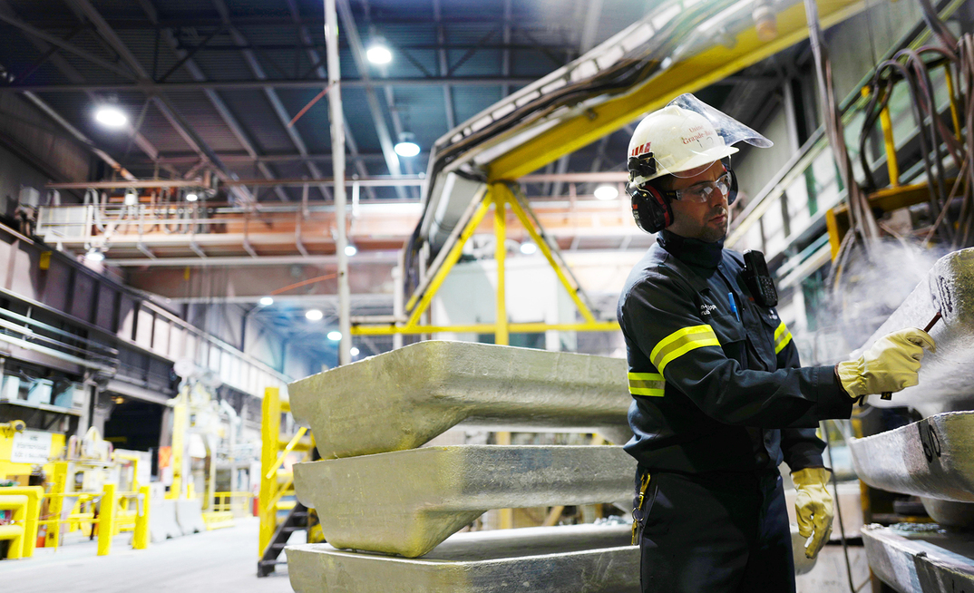 Rio Tinto's Saguenay operations in Grande-Baie, Quebec. Credit: Rio Tinto