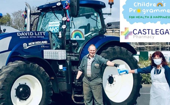 Agricultural contractor mobilises fleet of tractors to support NHS