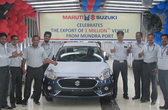 Maruti Suzuki exports one millionth car