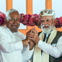 Nitish-Modi magic taking NDA to landslide win, Bihar votes for 'Susashan'