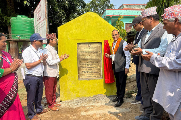 Nepal: Foundation stone laid for school being constructed with Indian assistance